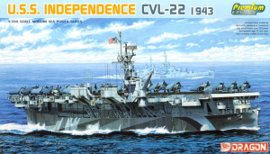 Dragon 7054 USS Independence CVL-22 1943 1/700