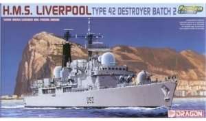 Dragon 7069 H.M.S. LIVERPOOL TYPE 42 DESTROYER BATCH 2