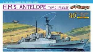H.M.S. Antelope Type 21 Frigate model Dragon 7122 in 1-700