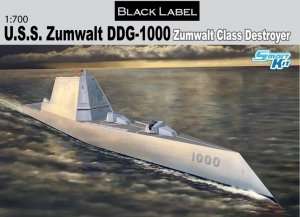 U.S.S. Zumwalt Class Destroyer DDG-1000 in scale 1-700
