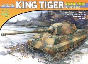 Dragon 7240 King Tiger Henschel Turret w/Zimmerit