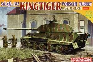 Dragon 7254 Sd.Kfz. 182 Kingtiger Porsche Turret w/zimmerit