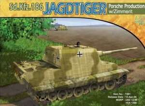 Dragon 7291 Jagdtiger, Porsche Version w/Zimmerit