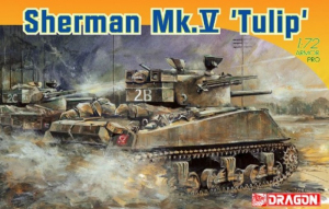 Sherman Mk.V Tulip model Dragon 7312 in 1-72