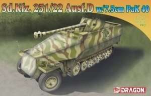 Dragon 7351 Sd.Kfz.251/22 Ausf.D w/7.5cm PaK 40