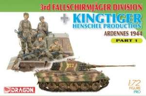 Dragon 7361 3rd Fallschirmjager Division and Kingtiger Henschel Part 1