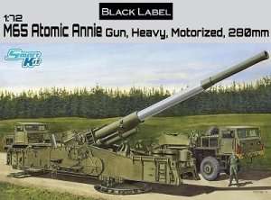 M65 Atomic Annie Gun, Heavy Motorized 280mm model Dragon in 1-72