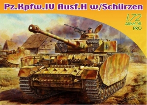Pz.Kpfw. IV Ausf.H with Schurzen model Dragon 7497