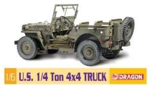 US 1/4 Ton 4x4 Truck in scale 1-6
