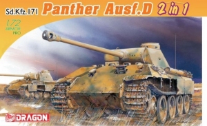 Sd.Kfz.171 Panther Ausf.D 2in1 model Dragon 7547 in 1-72
