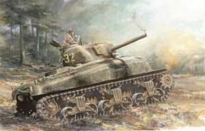 M4A1 Sherman model Dragon in scale 1-72