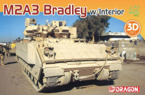 M2A3 Bradley with interior model Dragon 7610 in 1-72