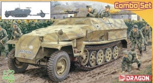 Sd.Kfz.251 Ausf.C and 3,7cm PaK 35/36 model Dragon in 1-72