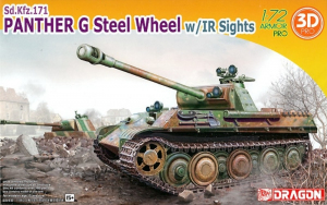 Sd.Kfz.171 Panther G Steel Wheel with IR Sights model Dragon 7697 in 1-72