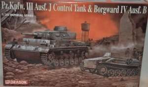 Dragon 9054 Pz.Kpfw.III ausf. J control tank + Borgward IV ausf. B