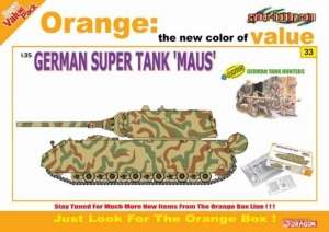 German Super Tank Maus with Figure set - in scale 1-35