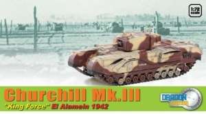 Churchill Mk.III Alamein 1942 - ready model in scale 1-72