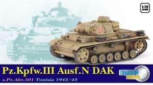 Pz.Kpfw.III Ausf.N DAK s.Pz.Abt.501 Tunisia 1942/43 - ready model