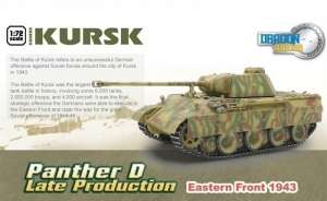 Panther Ausf.D Late Production Kursk 1943 ready model Dragon in 1-72