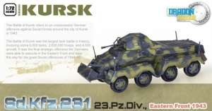 Sd.Kfz.231 23.Pz.Div. Eastern Front 1943 ready model Dragon in 1-72