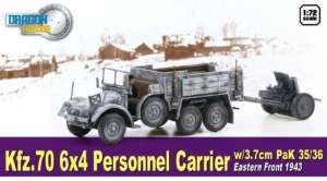 Kfz.70 6x4 Personnel Carrier w/3.7cm PaK 35/36 ready model in 1-72