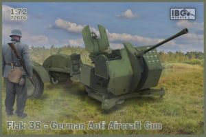 Model IBG 72076 Flak 38 - German Anti Aircraft Gun