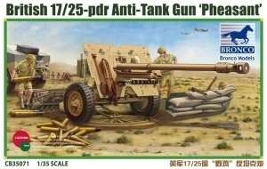 British 17/25pdr Anti-Tank Gun Pheasant 1:35