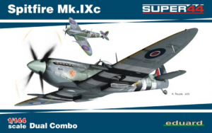 Spitfire Mk.IXc model Eduard 4429 in 1-144 Dual Combo