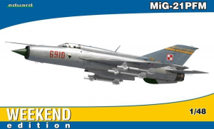 Eduard 84124 MiG-21PFM Weekend Edition - polska kalkomania