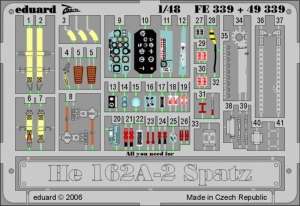 He 162A-2 Spatz for Tamiya kit 1-48 Eduard FE339