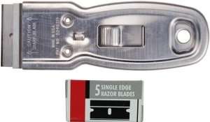 Metal Safety Scraper w/ 6 Blades