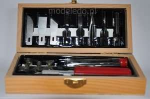 Excel 44284 Zestaw nożyków w drewnianym pudełku 