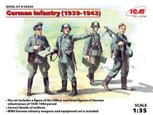 ICM 35639 Figures German Infantry 1939-1942 in scale 1-35 