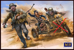 Model Master Box 35140 Skull Clan - To Catch a Thief - Desert Battle - no motorcycle