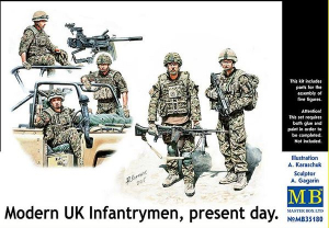 Model Master Box 35180 Modern UK Infantrymen, present day 