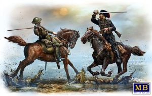 Model Master Box 35184 British and German Cavalrymen, WWI era