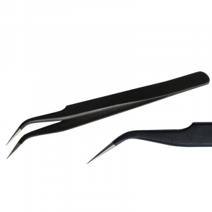 Fine Art FA-515 Pęseta zagięta z ostrym końcem