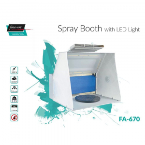 Fine Art FA-670 Spray Booth with LED DC