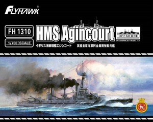 Flyhawk FH1310 Pancernik HMS Agincourt model 1-700