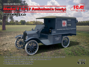 Model ICM 35665 Model T 1917 Ambulance WWI AAFS Car