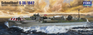 Schnellboot S-38 1942 model Fore Hobby 1001 in 1-72