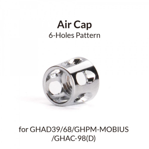 Gaahleri 40263 6-Holes Pattern Air Cap for GHAD-39, GHAD-68, GHPM-Mobius, GHAC-98D 