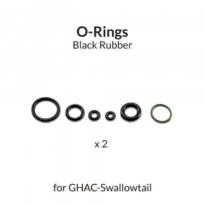 Gaahleri 40775 Black Rubber O-Rings for GHAC-Swallowtail 