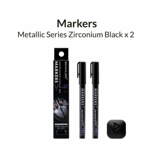 Gaahleri 45053 Zirconium Black Marker - 2 pcs