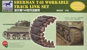 Sherman T48 workable track 1:35