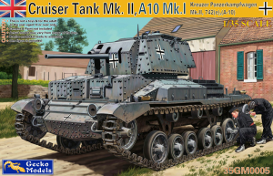 Gecko Models 35GM0005 Kreuzer Panzerkampfwagen Mk.II, 742(e), (A-10) Cruiser Tank Mk. II, A10 Mk.I 1/35