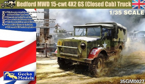 Gecko Models 35GM0027 Bedford MWD 15-cwt 4x2 GS (Closed Cab) Truck 1/35