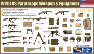 Gecko Models 35GM0050 WWII US Paratroops Weapon & Equipment 1/35