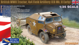 Gecko Models 35GM0064 British Tractor 4x4 Field Artillery (C8 Mk.II Early)