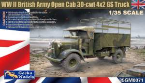 Gecko Models 35GM0071 WWII British Army Open Cab 30-cwt 4x2 GS Truck 1/35 